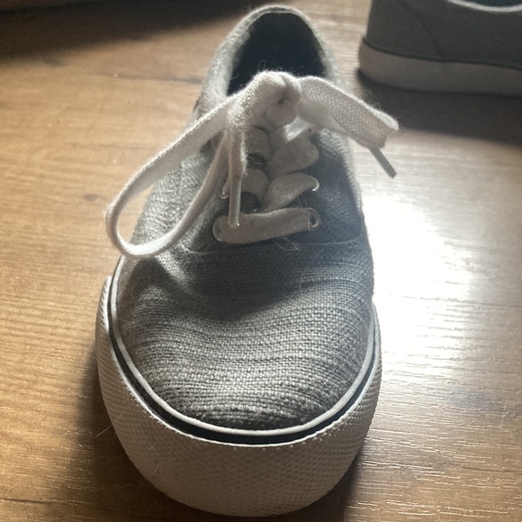 3/$15 Gray Canvas Sneakers - Picture 4 of 7